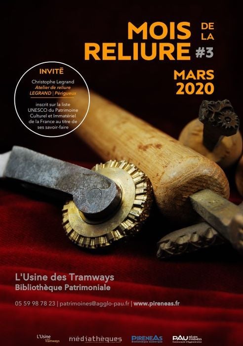 Affiche du Mois de la Reliure 2020